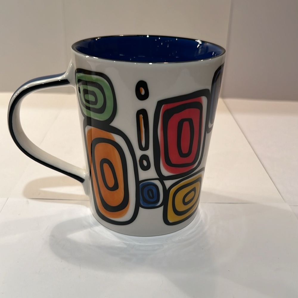 NEW 16oz Starbucks Mug Hand Painted for Peindre a main pour Mug 2009 - Picture 3 of 4
